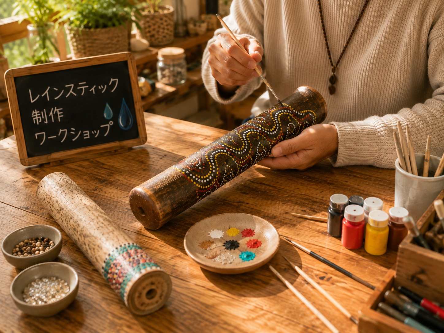 レインスティックづくり