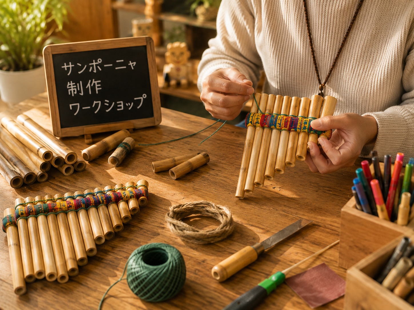 サンポーニャづくり